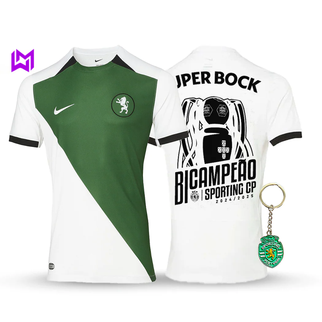 Camisola Sporting Stromp BICAMPE?O 2024/25 - MODELO EXCLUSIVO! ????