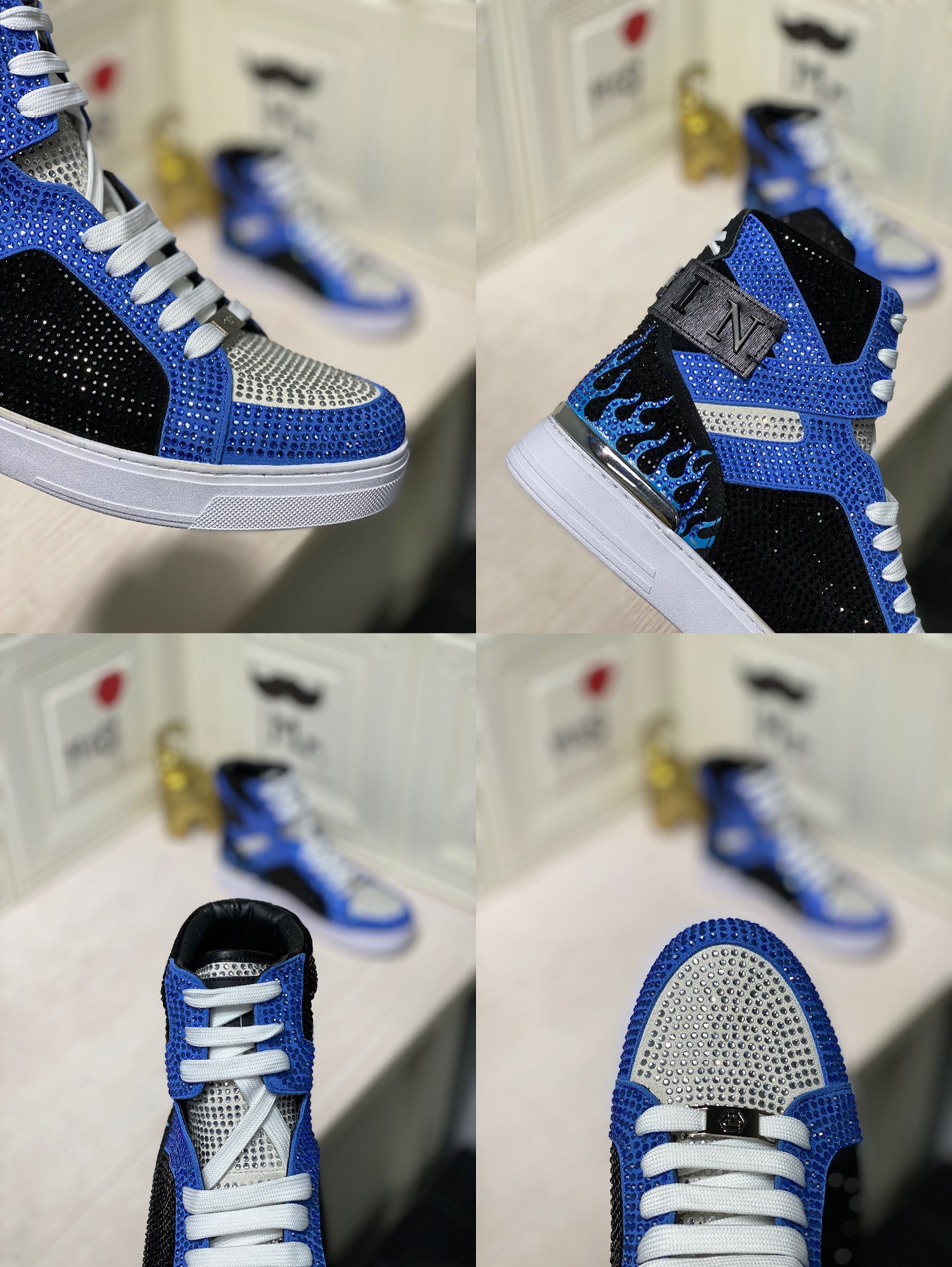 Philipp Plein Mens Outdoor Sneakers Shoes 38 - 45