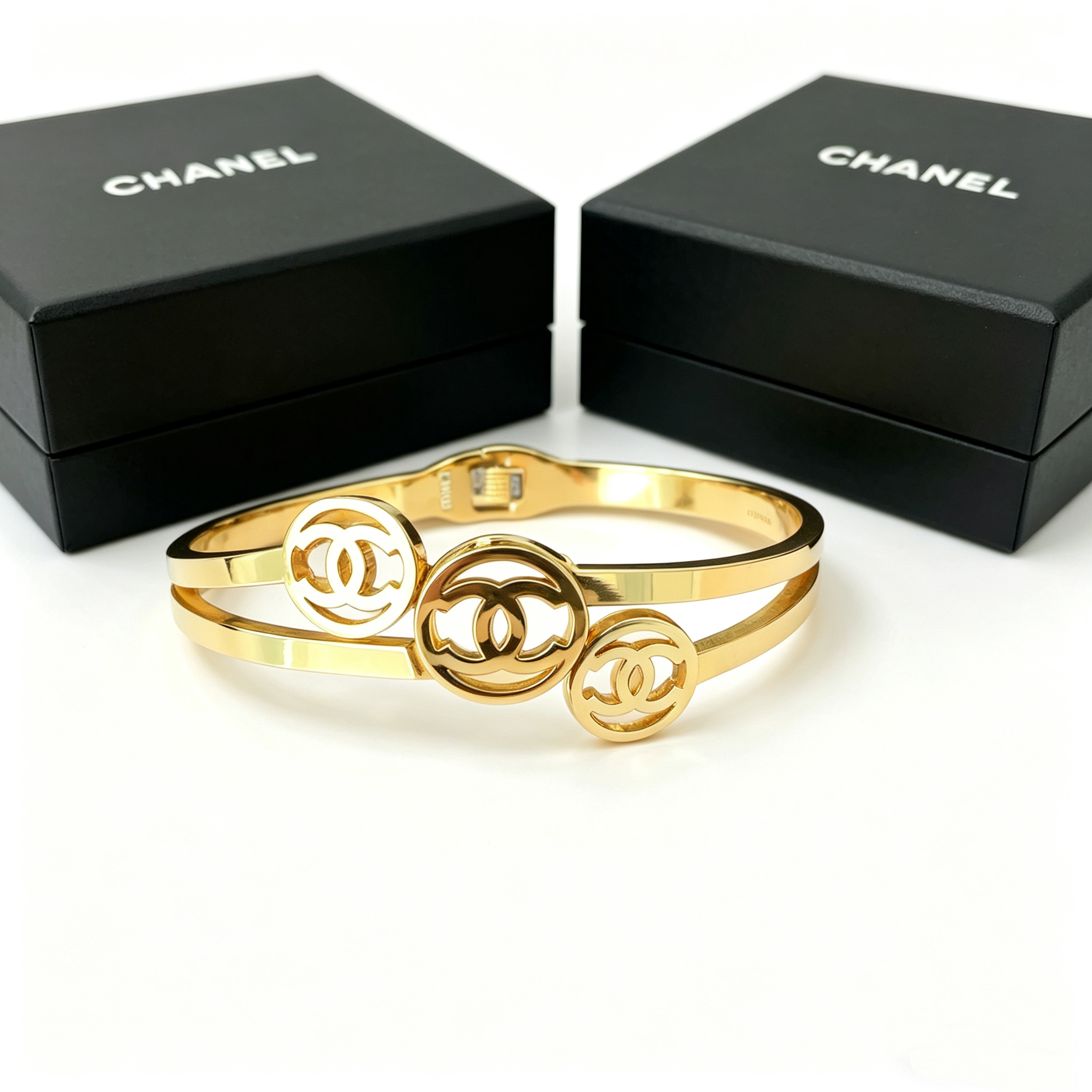 C—3C Double Layer Metal Bangle