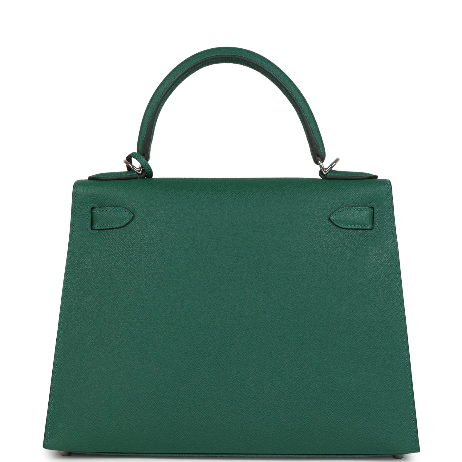Hermes Kelly Sellier 28 Vert Moyen Epsom Palladium Hardware