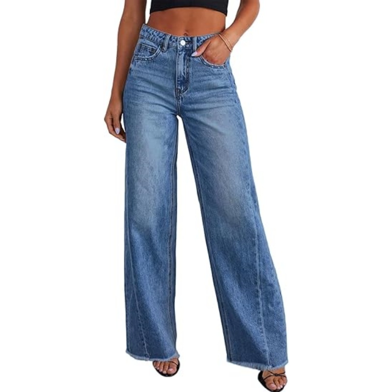 Women's High Waisted Wide Leg Jeans
