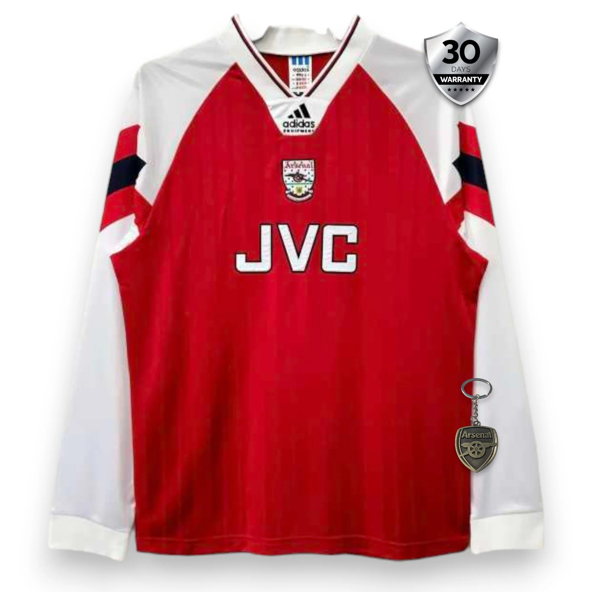 Arsenal Retro Jersey Home 1992/94 Long Sleeve - Remake