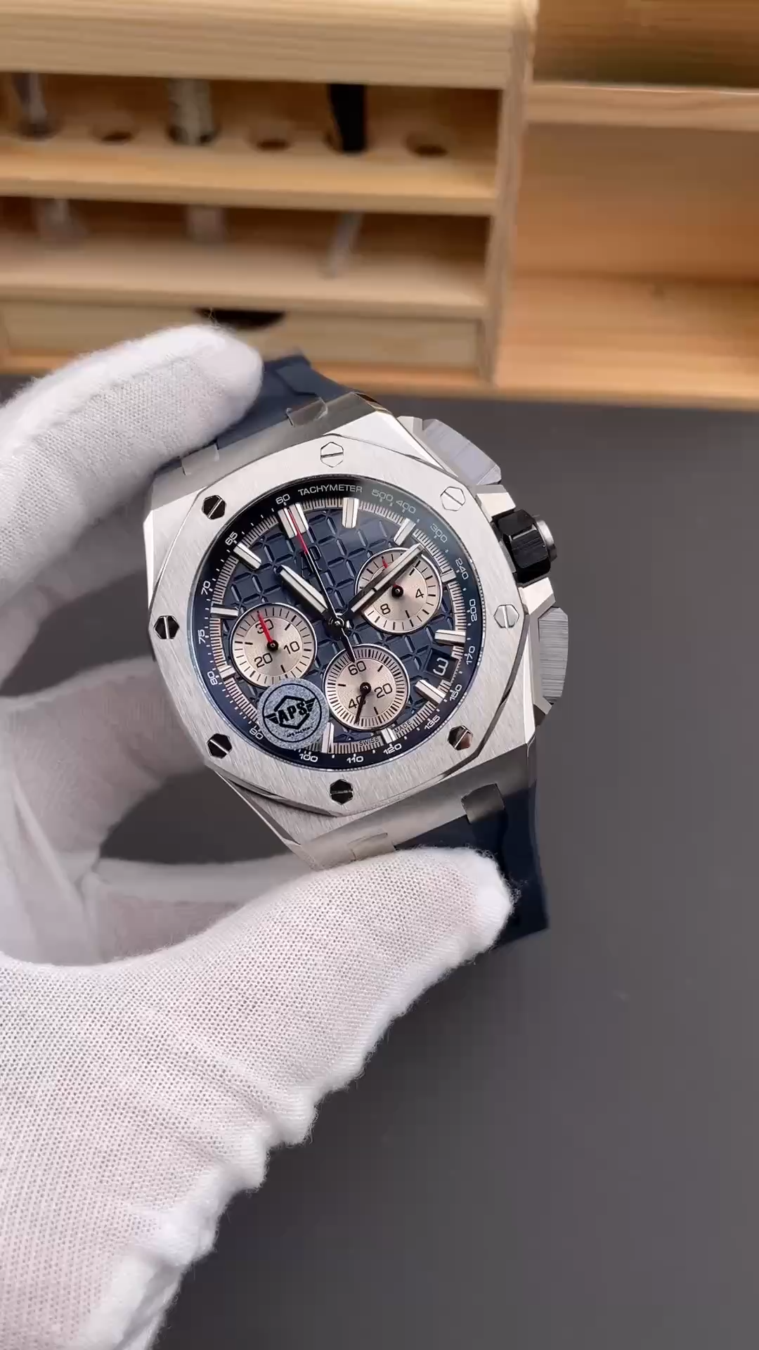 1:1 Clone AP 26420TI.OO.A027CA.01 Royal Oak Offshore 43mm Titanium Case