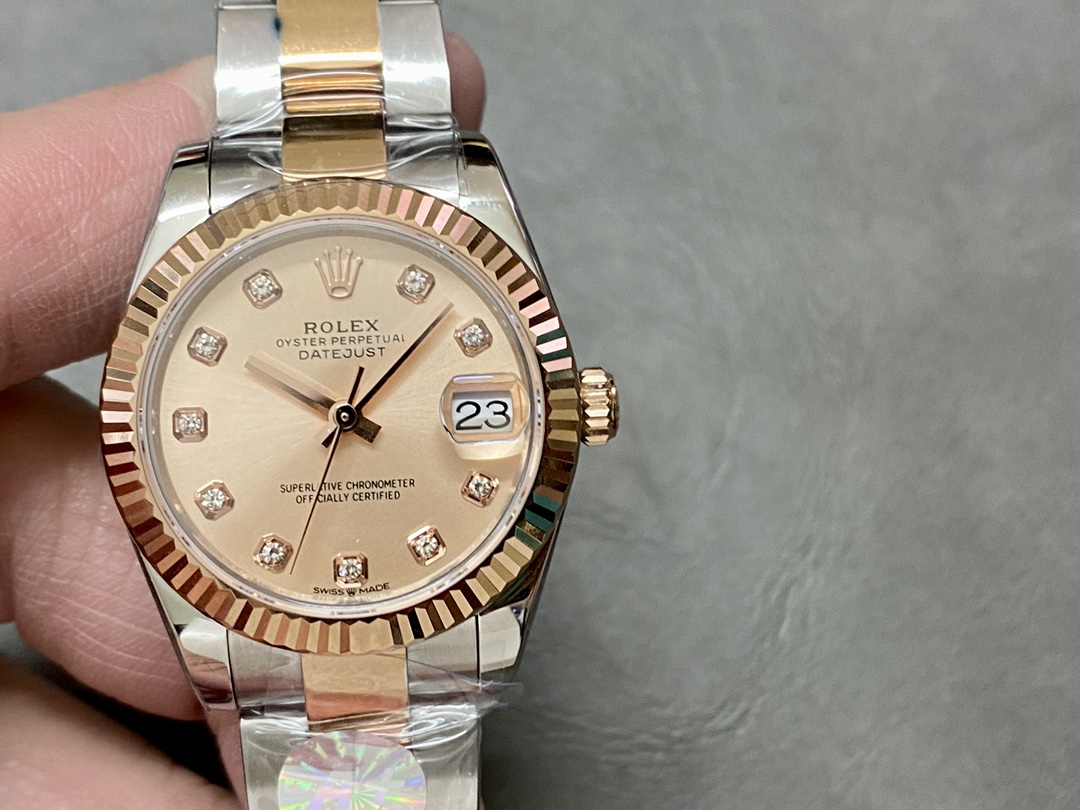 Rolex Datejust 31 Rose Diamond Dial 278271 0023 Women's Watch