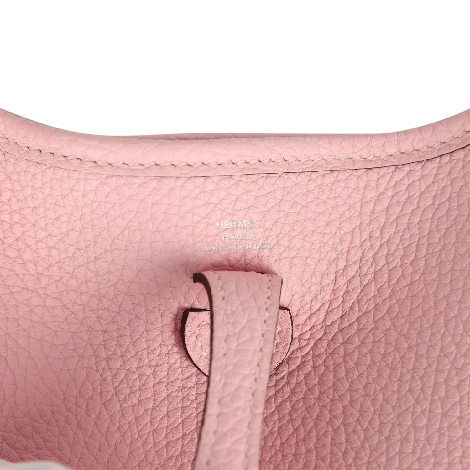 Hermes Evelyne TPM Rose Sakura Clemence Palladium Hardware