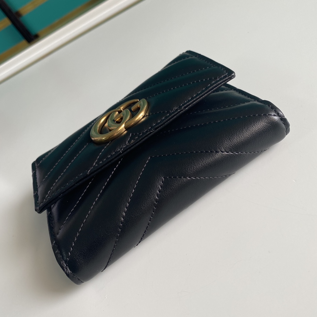 Gucci GG Marmont Women Mens Wallet Purse 12.5*10*3cm