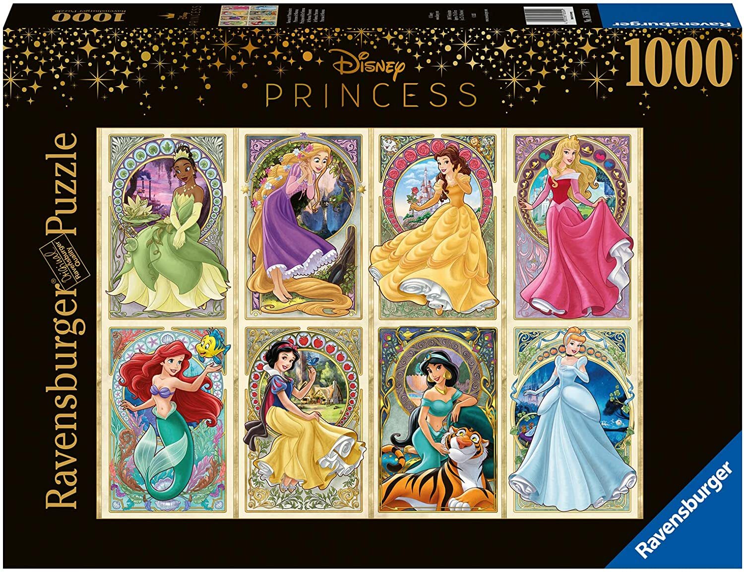 Princess Art Nouveau 1000 Piece Puzzle