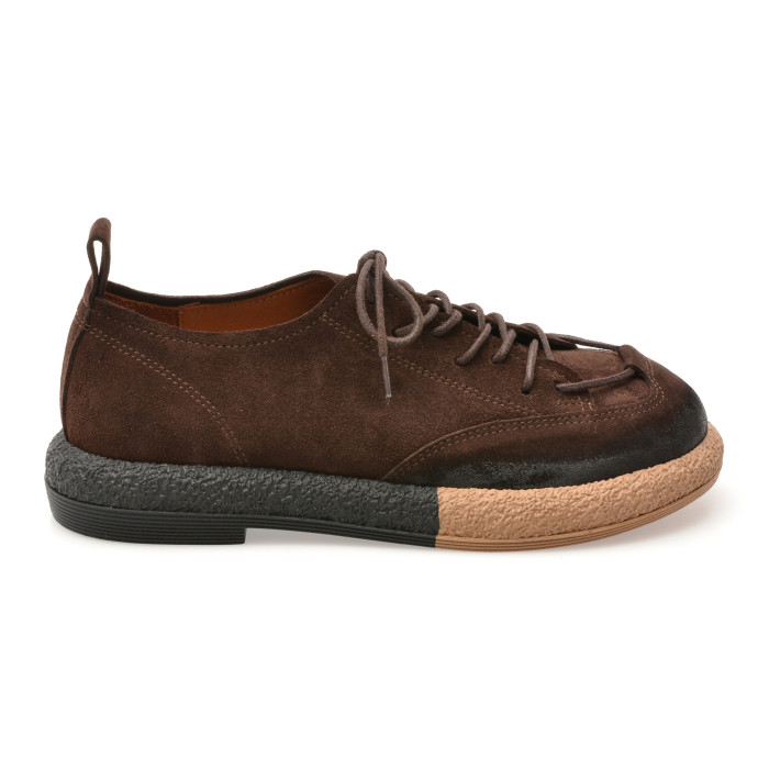 Pantofi GRYXX maro, 3642609, din piele intoarsa