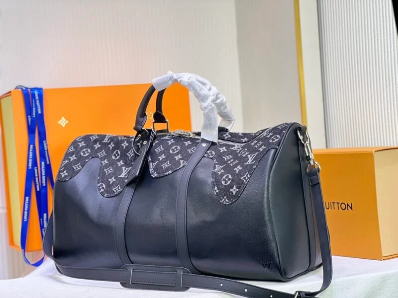 Louis Vuitton Keepall Bandouliere 50 M45975 Black