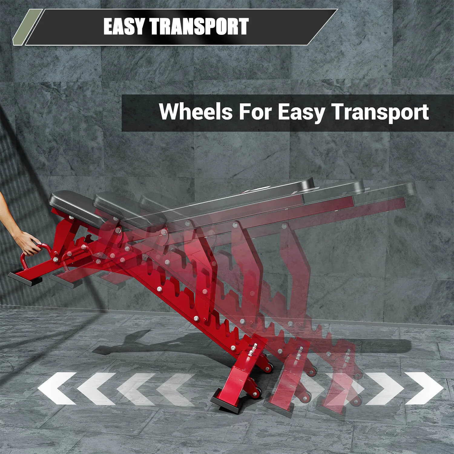 Major Fitness Adjustable Bench | 1300Lbs Capacity Weight Bench PLT01