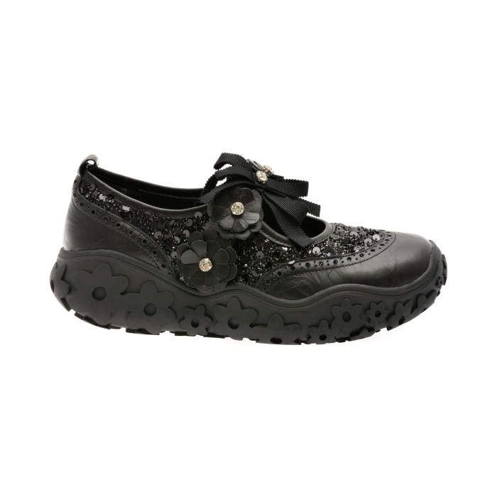 Pantofi GRYXX negri, AC2011, din material textil