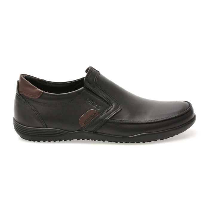 Pantofi OTTER negri, 220, din piele naturala