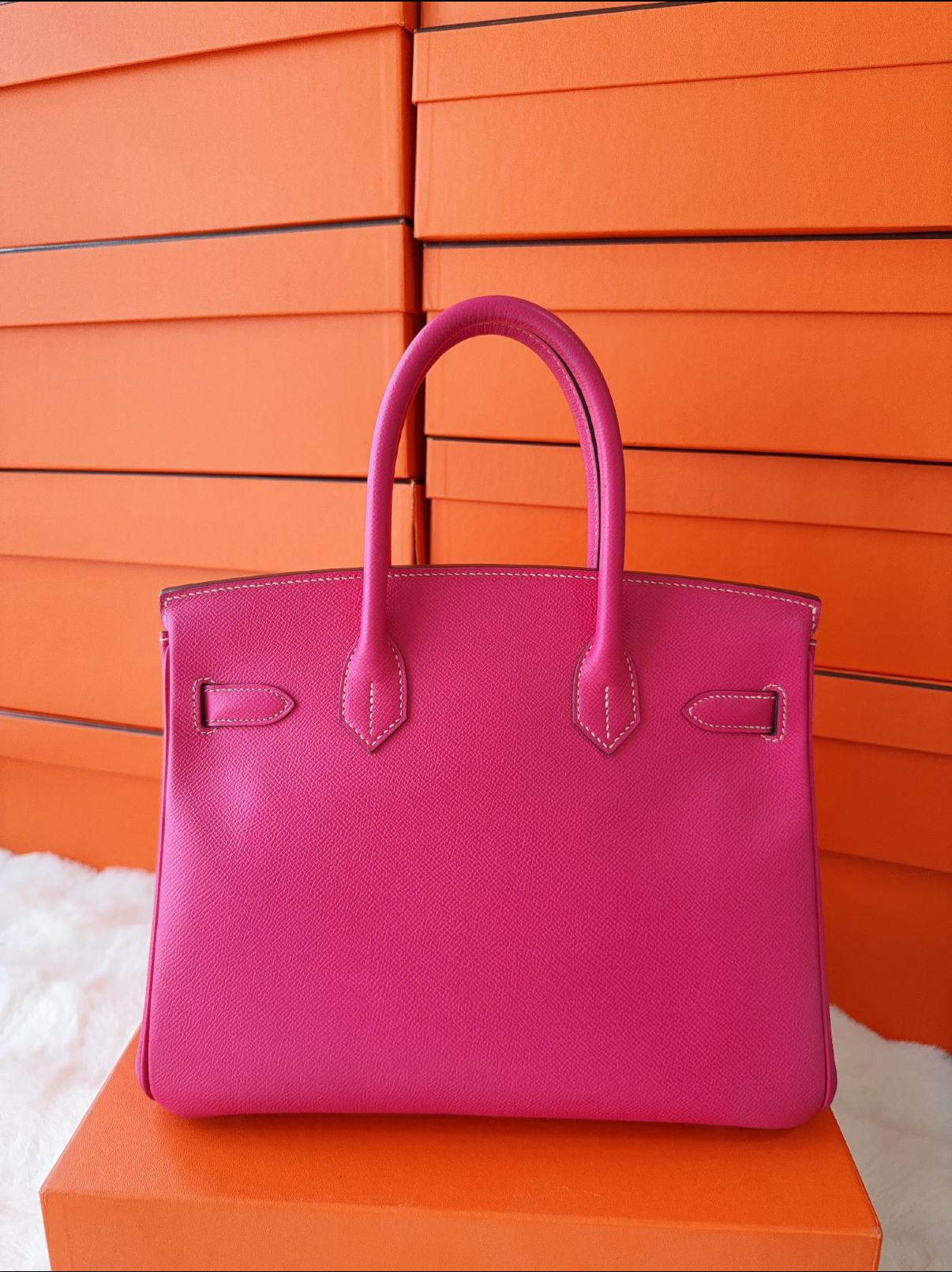 Hermès Birkin 25-30 Rose Bonbon EPSON custom