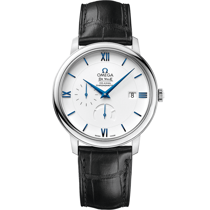 Omega De Ville Prestige Co-Axial 39.5 Power Reserve White Gold / White 424.53.40.21.04.001