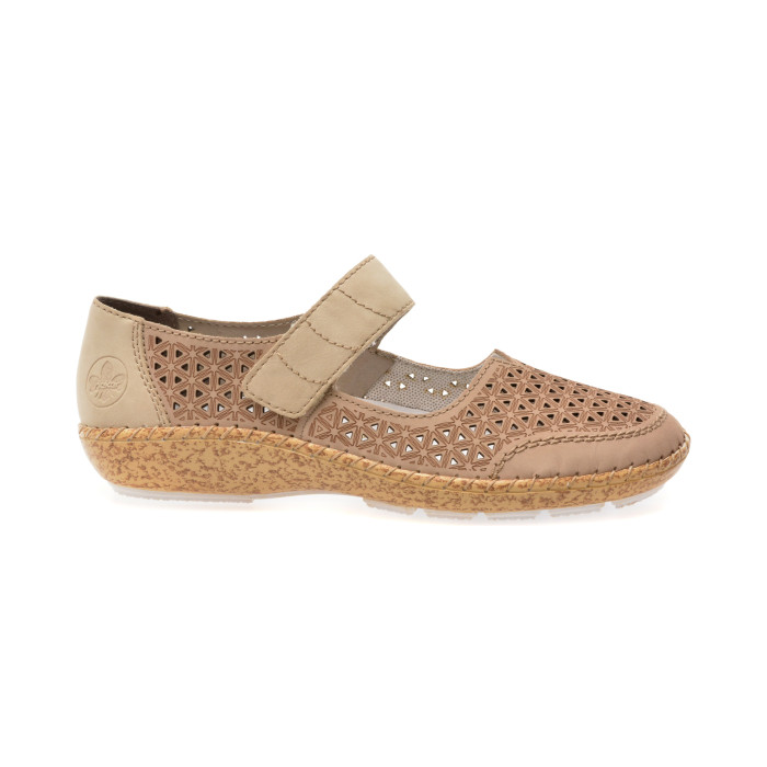 Pantofi RIEKER gri, 44864, din piele naturala