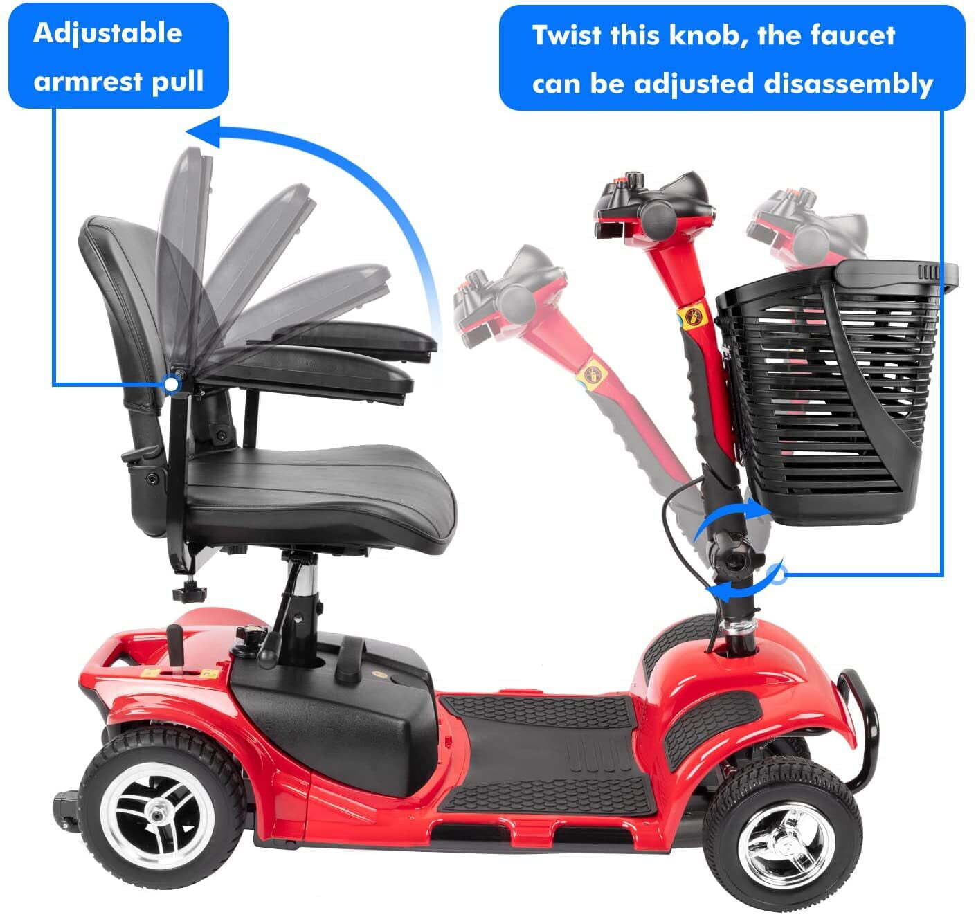 🔥Limited Availability🔥 Collapsible Electric Mobility Scooter for Adults & Seniors