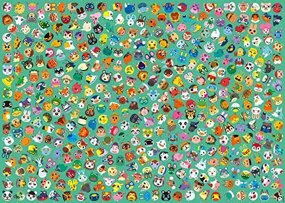 Animal Crossing Challenge 1000 Piece Puzzle
