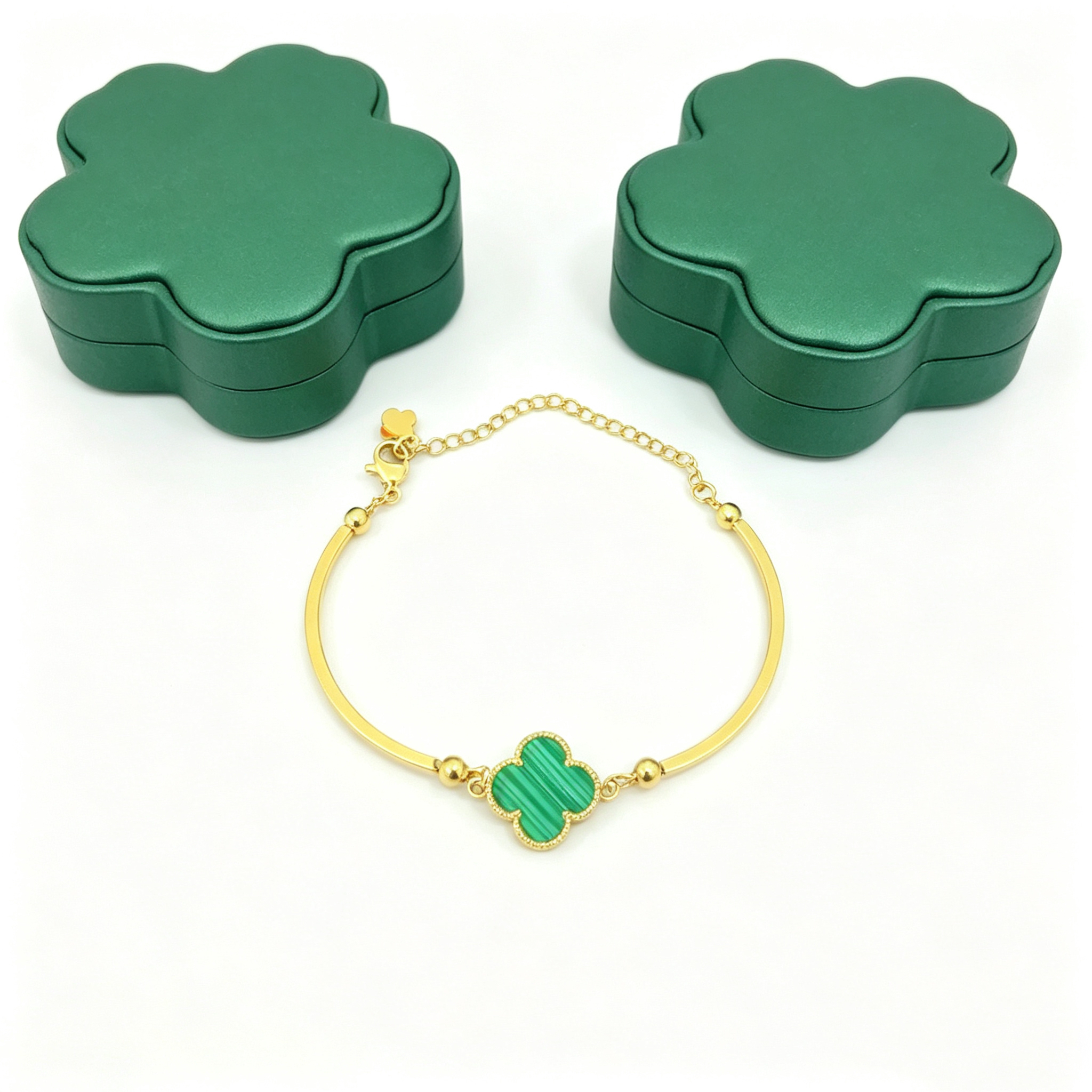 S—Single Flower Metal Bracelet