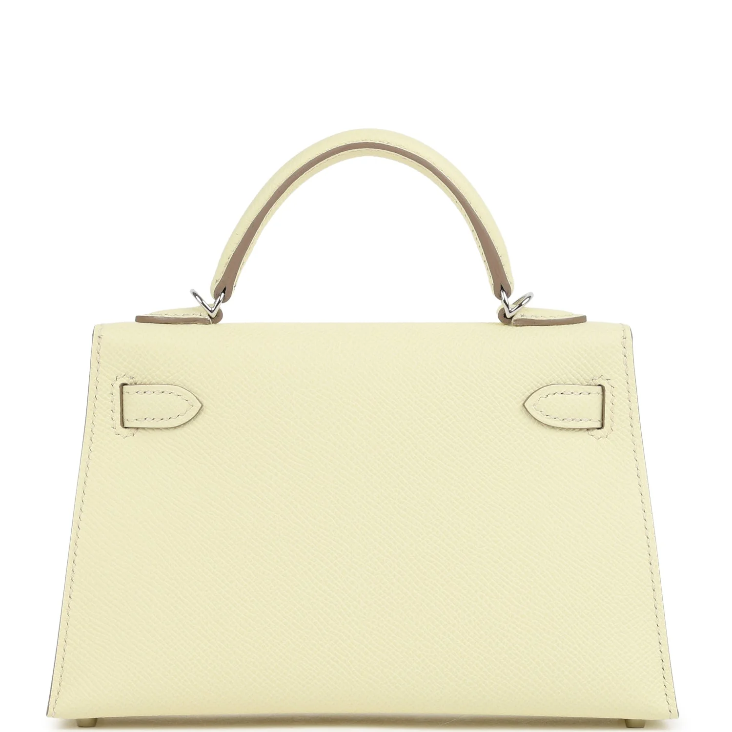 Hermes Kelly Sellier 20 Jaune Milton Epsom Palladium Hardware