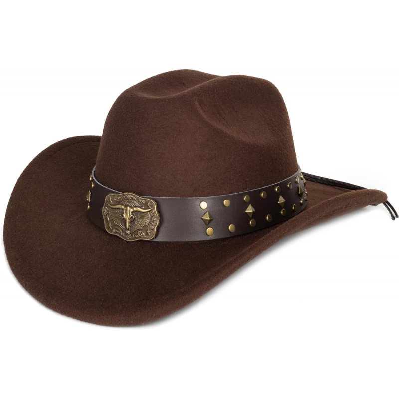 Women's Western Cowboy Hats Studded Pinched