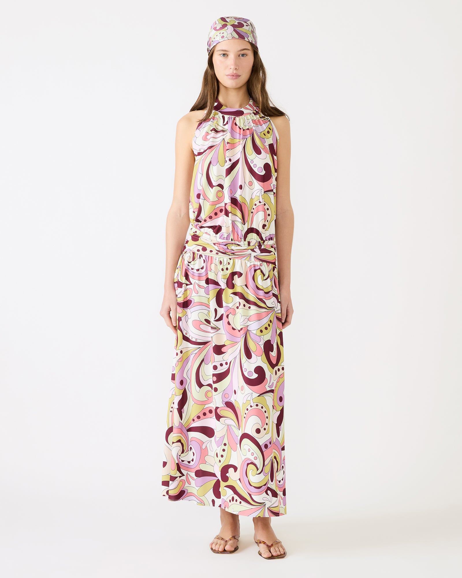 Gala Dress Petal Paisley