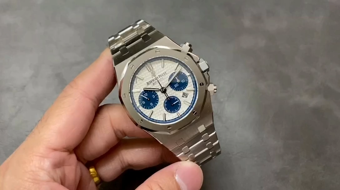 AP Royal Oak Chronograph 38MM 26315ST.OO.1256ST.01 Silver Dial Replica