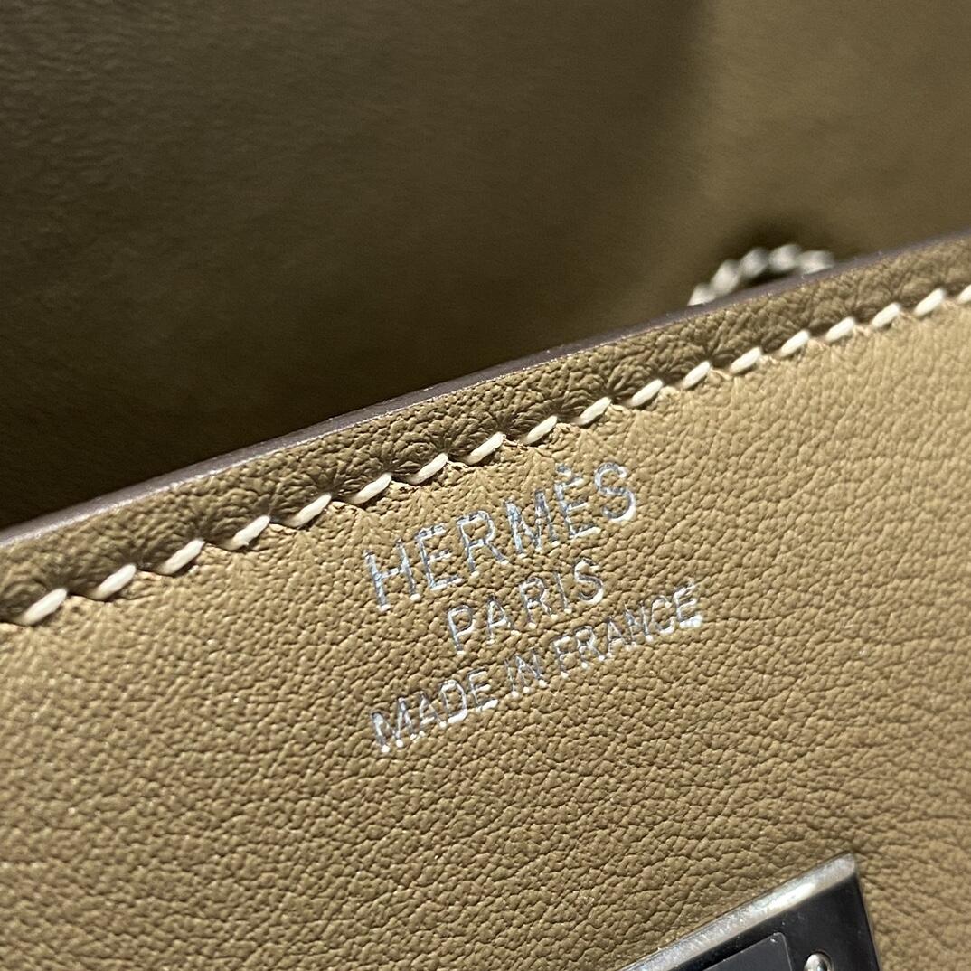 Hermès shoulder birkin 29 Elephant Gray customization