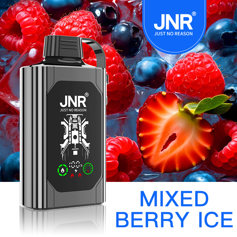 JNR Shisha Hookah Box 30K Disposable Vape-Mixed Berry Ice