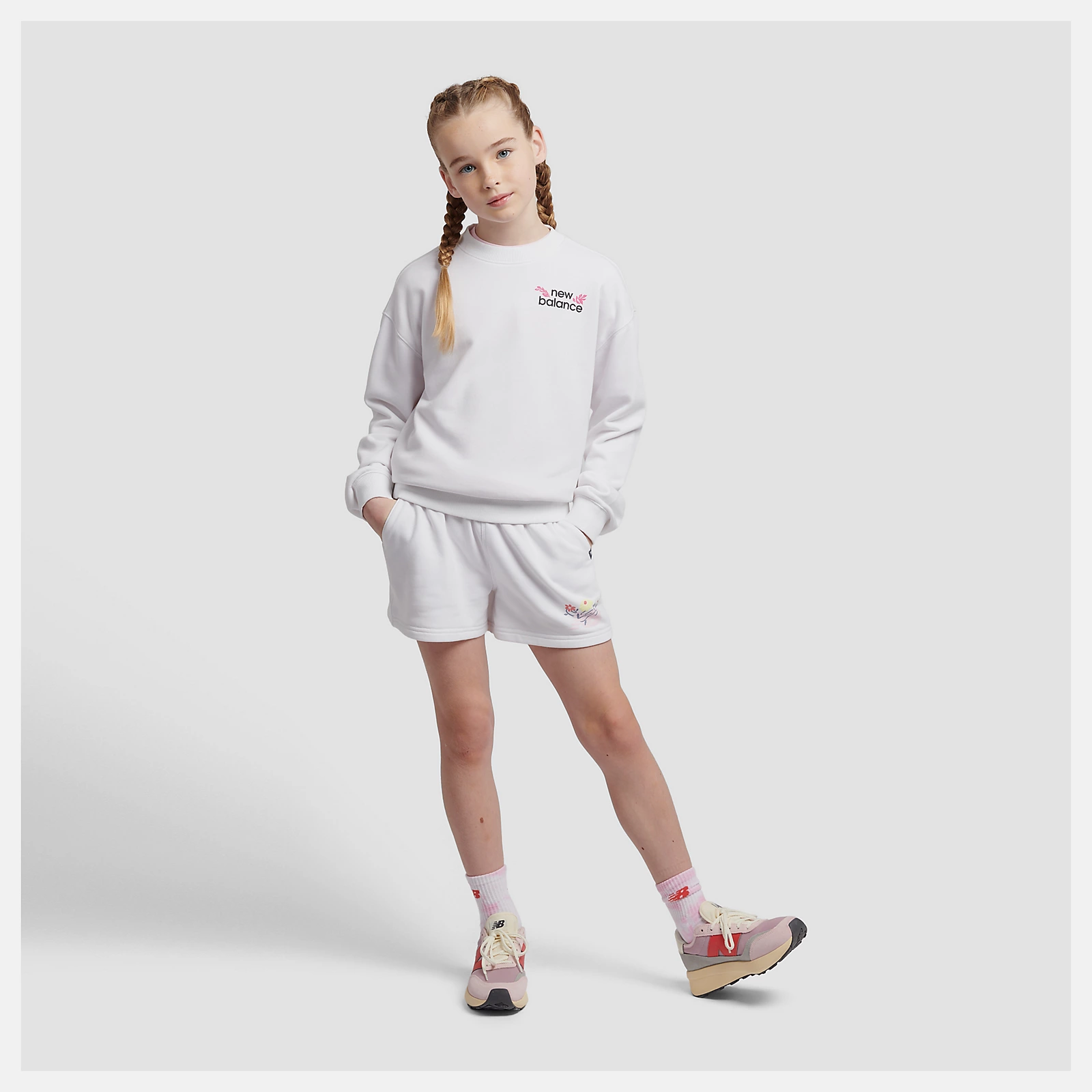 Floral Vines Graphic Short