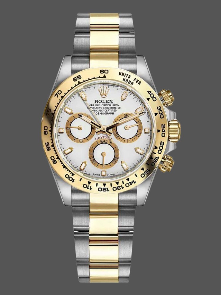 Rolex Daytona Steel & Gold White Dial 116503