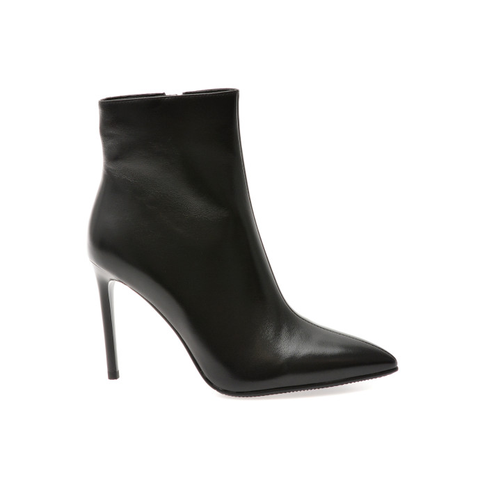 Botine elegante EPICA negre, E32778B, din piele naturala