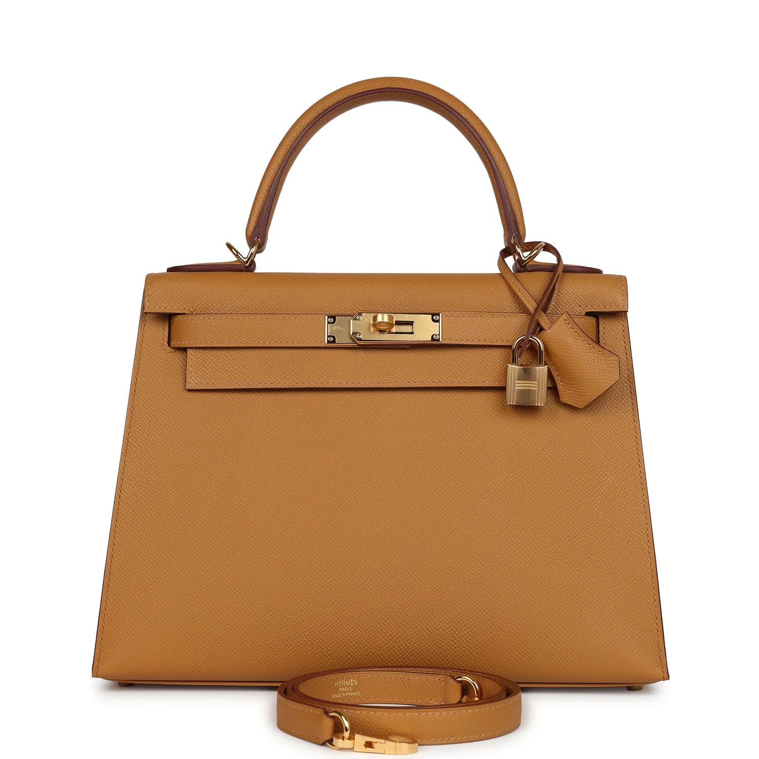 Hermes Kelly Sellier 28 Sesame Epsom Gold Hardware