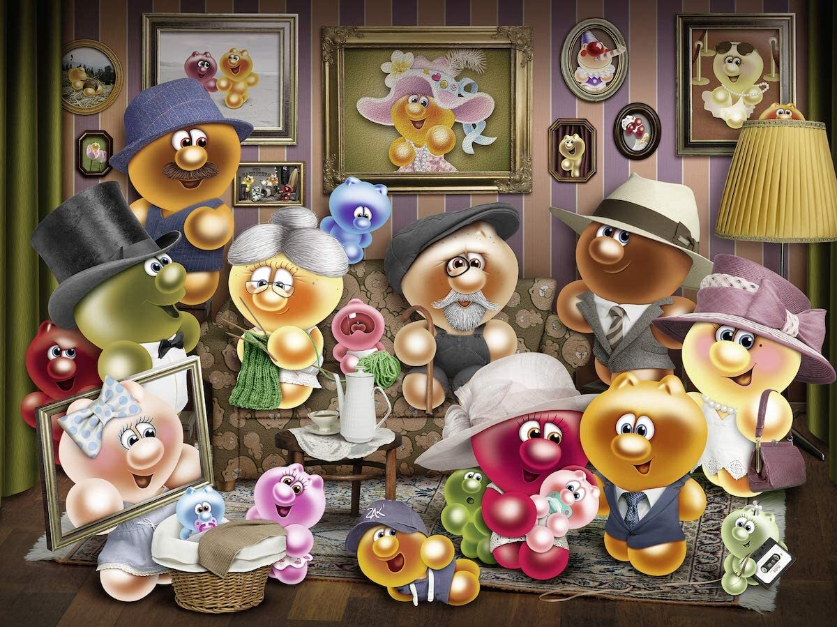 Gelini Family Portrait 1500 Piece Puzzle