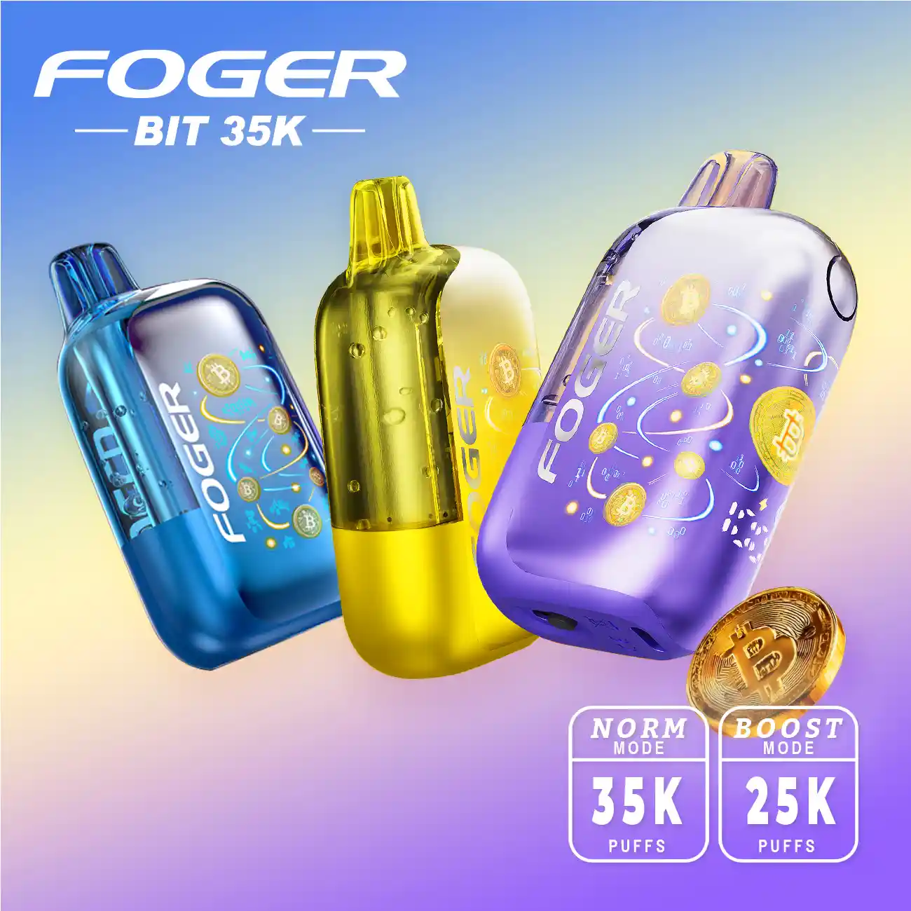 Foger Bit 35K Disposable Vape Media Kit