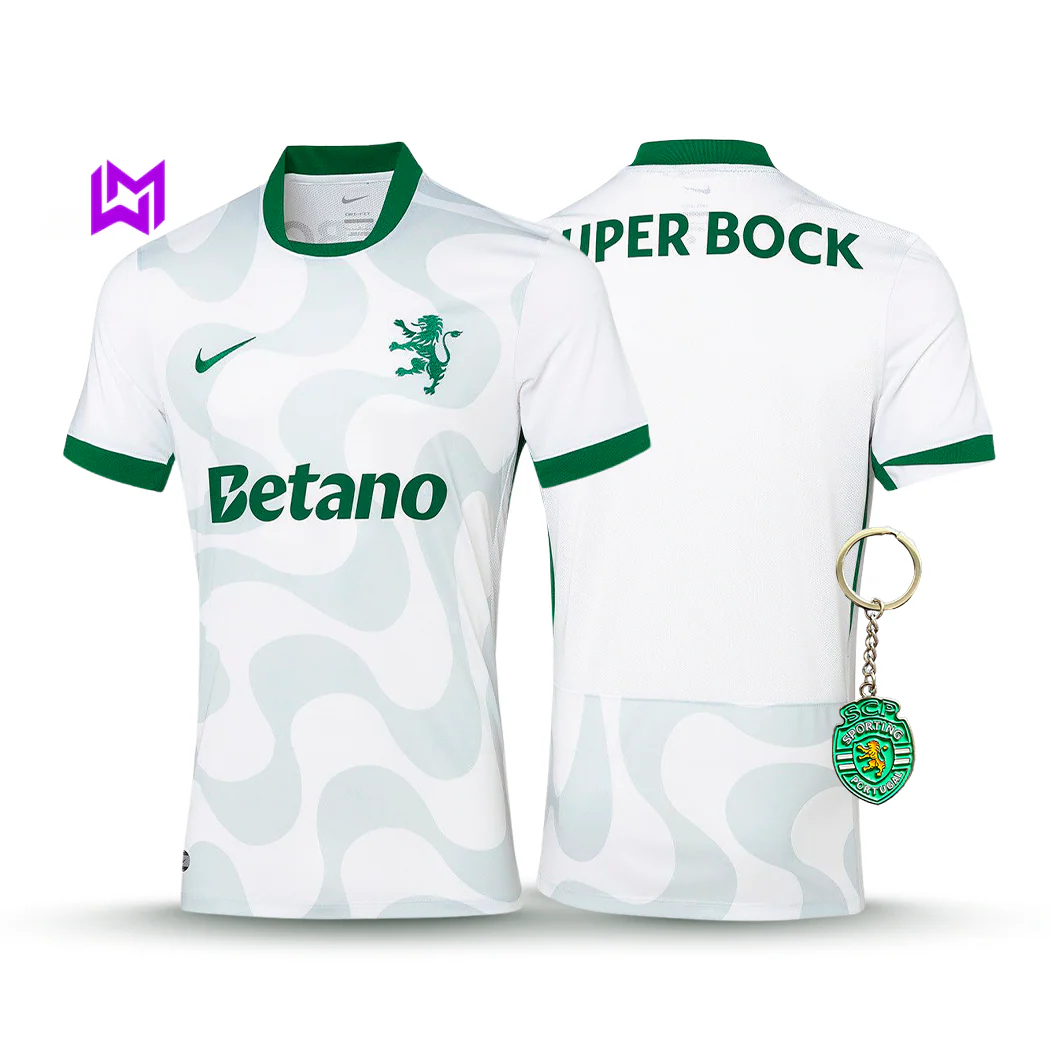 Camisola Sporting Alternativa Branca 2025/26 - LAN?AMENTO! ????