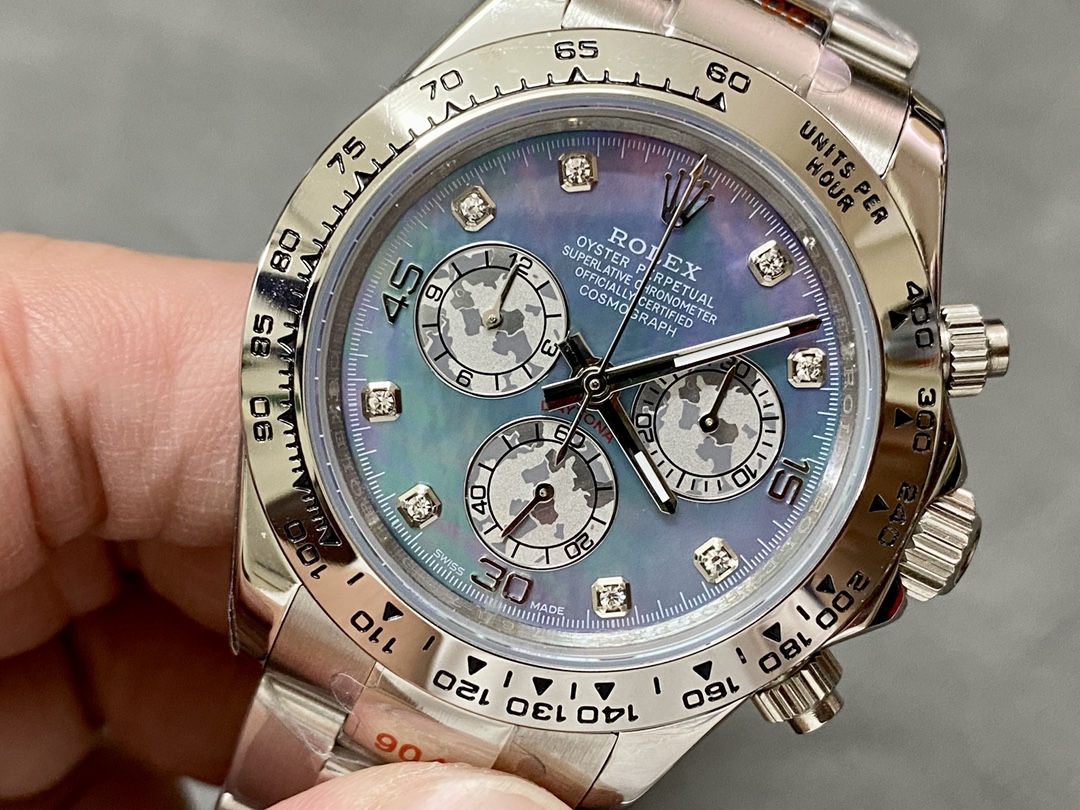 Rolex Cosmograph Daytona 116509 Diamond Markings 40MM Mens Replica Watch