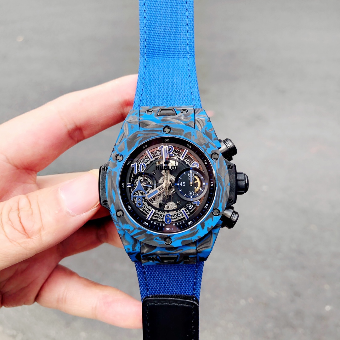 Hublot 411.QV.1123.NR.OVK21 Big Bang Unico Red Carbon Alex Ovechkin Watch 45mm