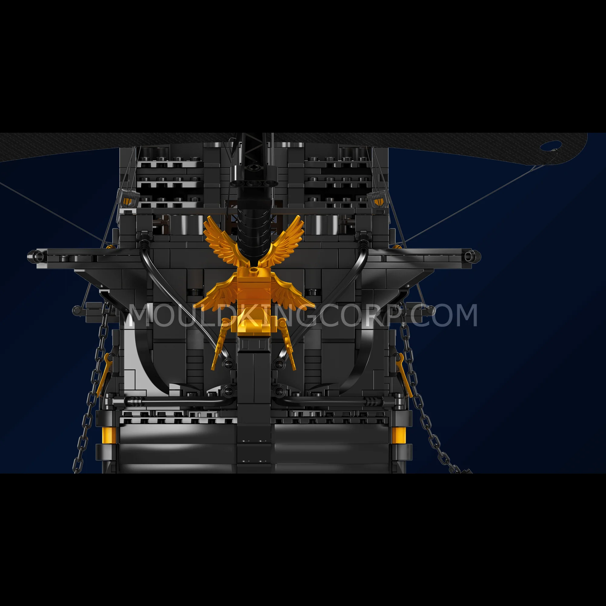 MOULD KING 13186 Black Pirate Ship Building Model Set | 4,794 PCS