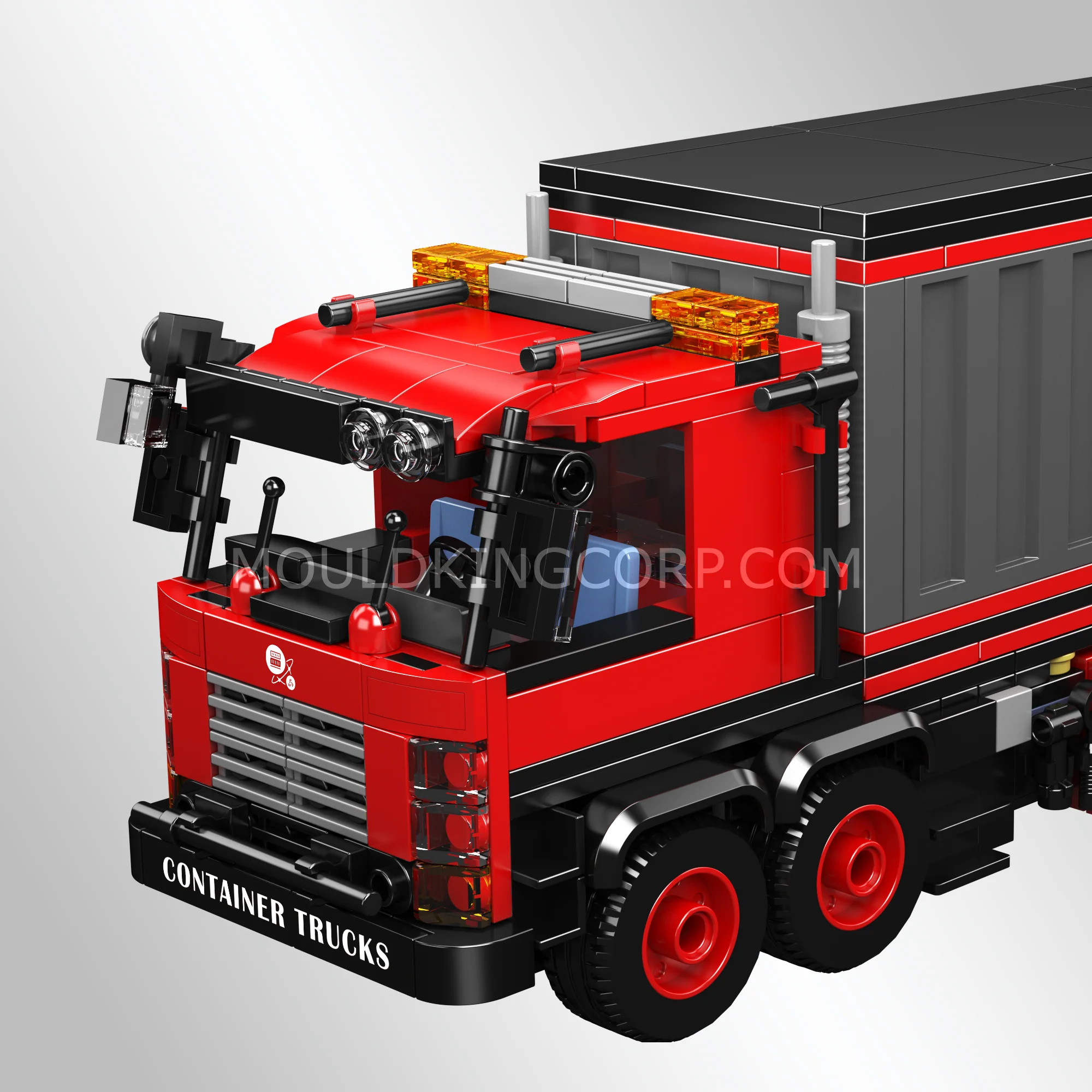 Mould King 24069 Heavy-Duty Container Truck Building Set | 630 Pcs