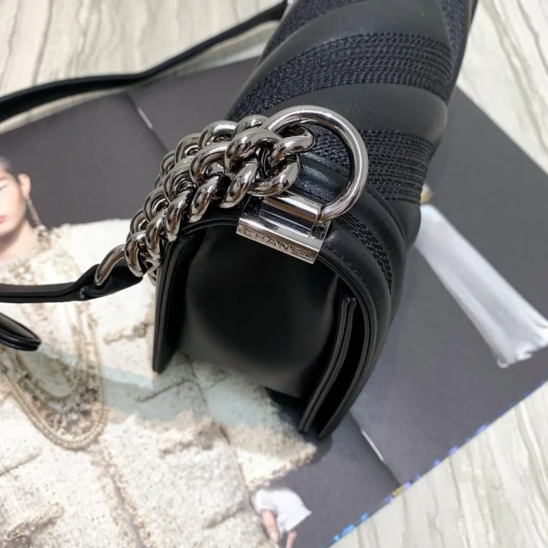 Chanel Calfskin Boy Chanel Handbag A67086