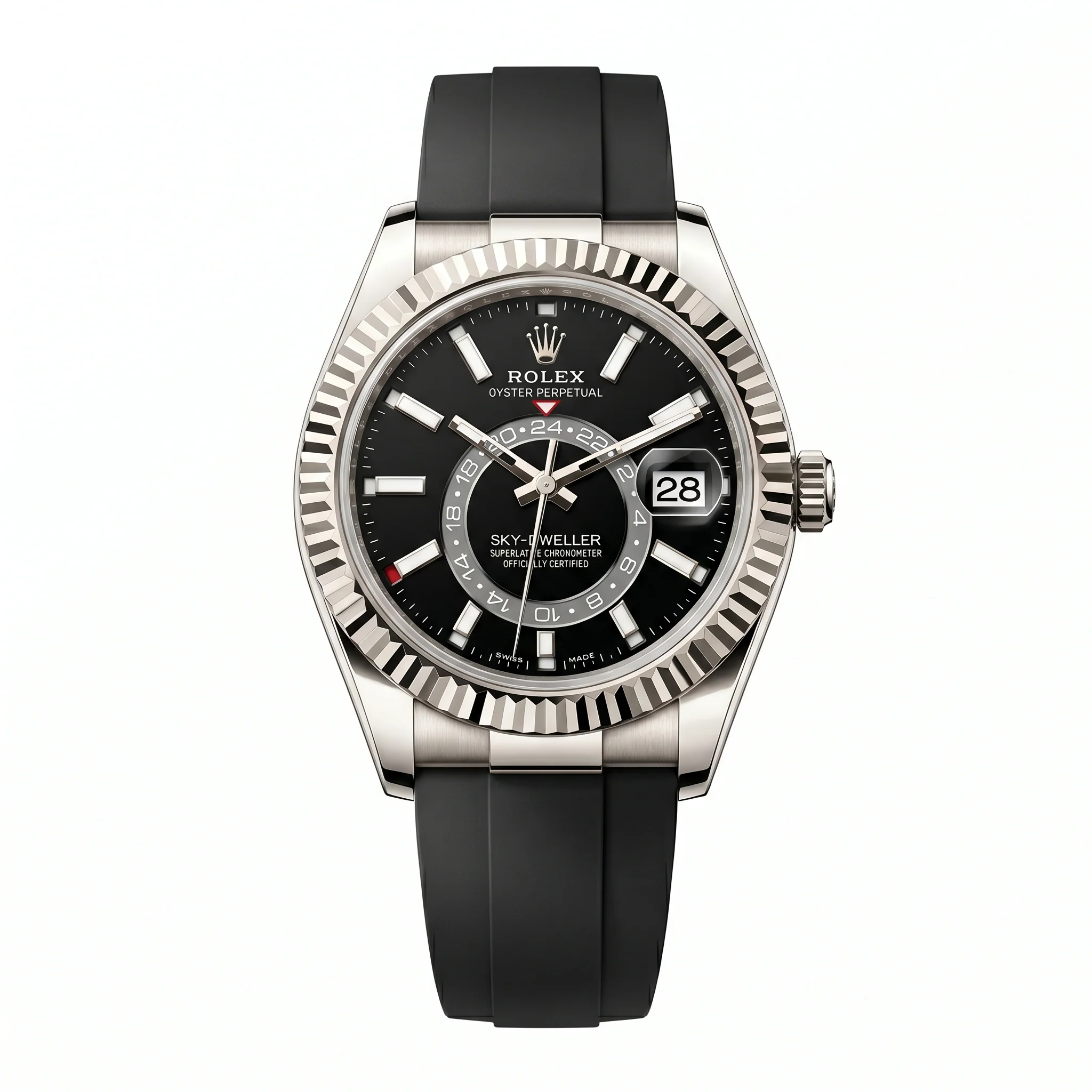 Rolex Sky-Dweller 326139 White Gold Oysterflex 