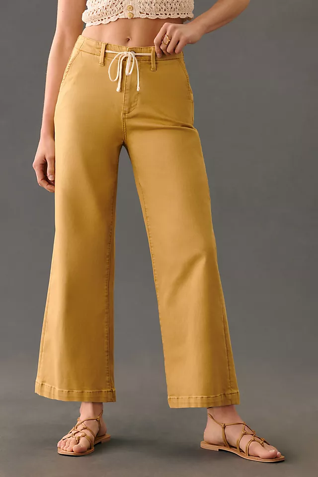 Cropped Wide-Leg Jeans VINTAGE GOLDEN GLOW