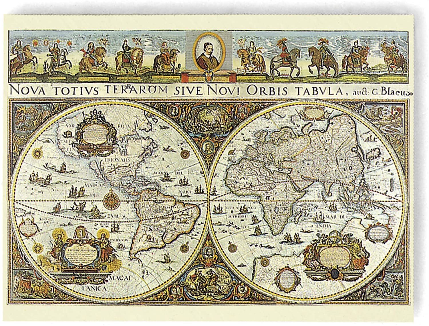 World Map, 1665  3000 Piece Puzzle