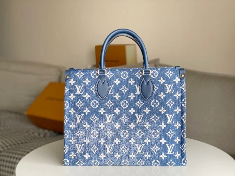 Louis Vuitton Monogram Jacquard Onthego Mm Tote