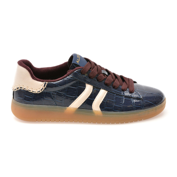 Pantofi sport ALDO bleumarin, CHICSNEAKER 2410, din piele ecologica lacuita