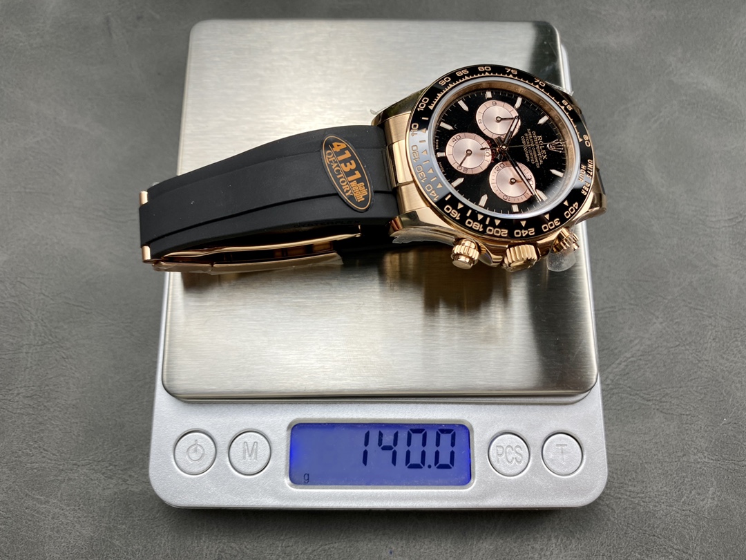 Rolex Cosmograph Daytona 116515LN Rose Gold Black Dial 40mm Mens Replica Watch