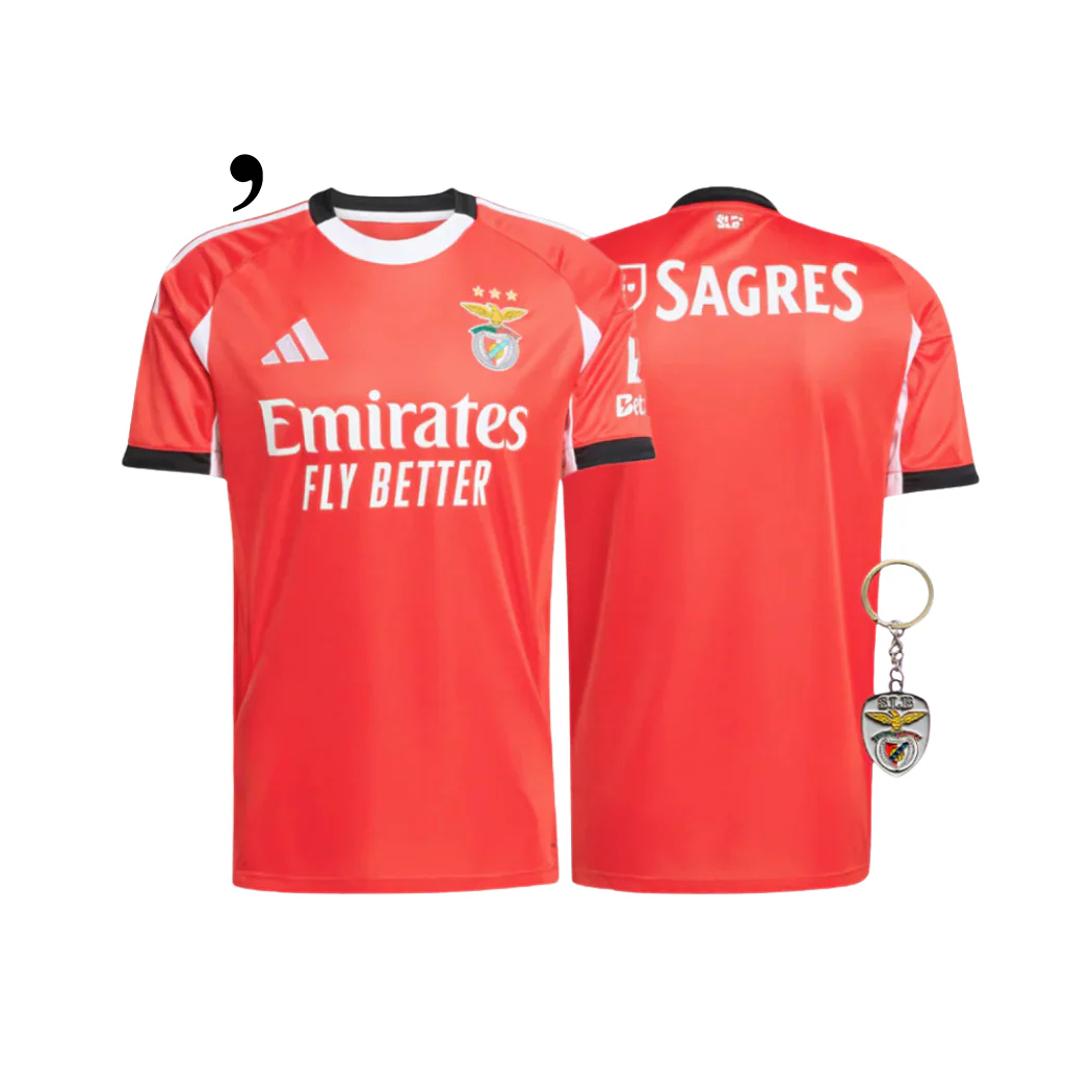 Camisola Benfica Principal 2025/26 - ��LTIMAS UNIDADES