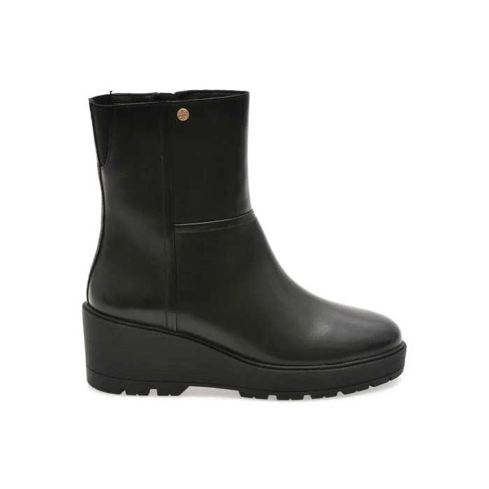 Ghete GEOX negre, D563VA, din piele naturala