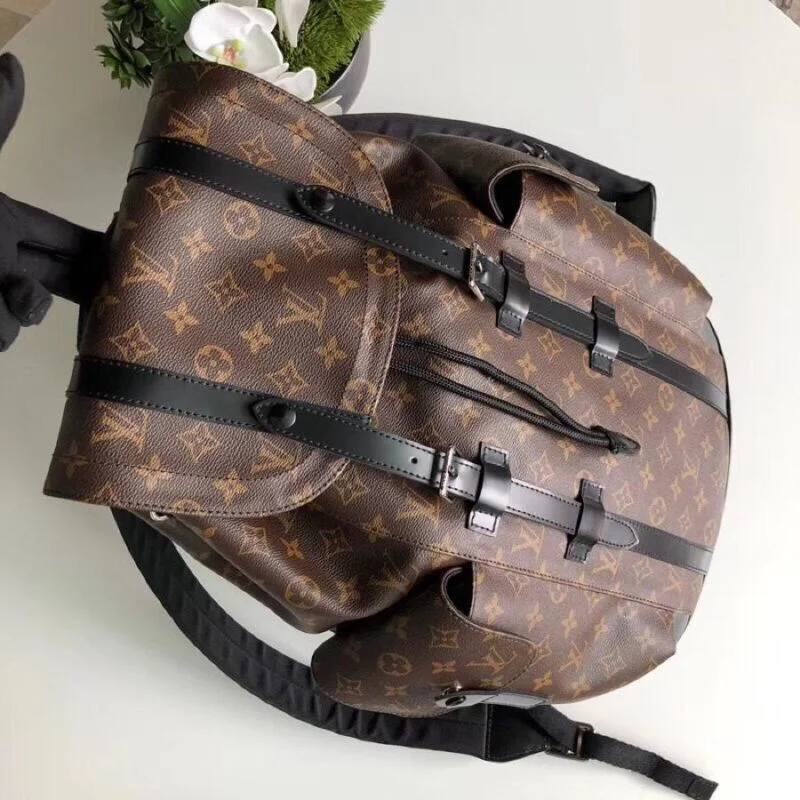 Louis Vuitton Christopher Pm M43735 Mono Brown