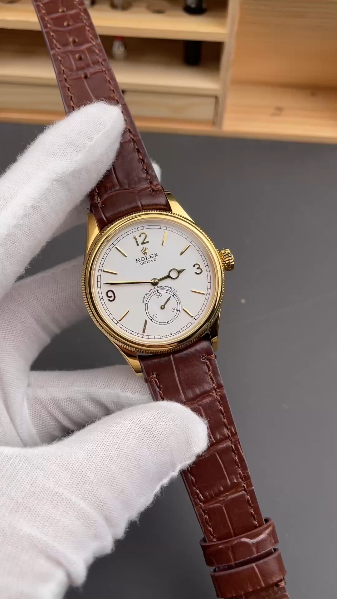 Rolex 1908 Yellow Gold 52508 0006 39 mm Replica Watch